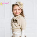 2015 Novo Batwing algodão Long Sleevenew camisola da menina do projeto, roupas de bebê menina